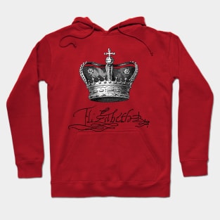 Elizabeth I, Queen of England, Crown and Signature Hoodie